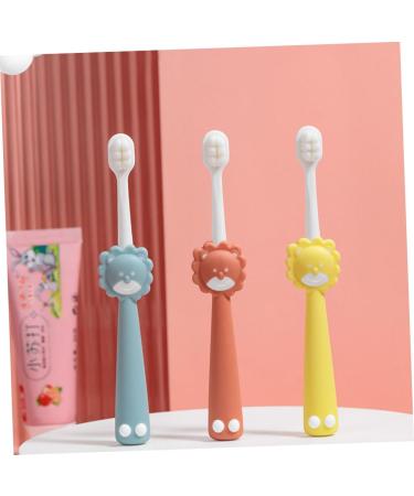 Minkissy 12 Pack Children's Toothbrushes - Travel Friendly & Fun Caricature Design for Everyday Use - Perfect Kids' Dental Accessories - Buy Online on GoSupps.com