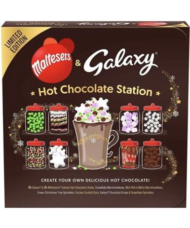 Limited Edition Hot Chocolate Station Set - Create a Cozy Cocoa Haven at Home - Marshmallows and Chocolate Shavings - Toppings Assortment Delicious - Buy Online on GoSupps.com