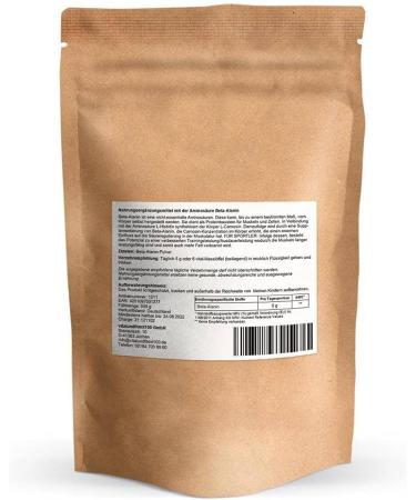 Spar Set: Creatine Powder 500g + Beta Alanine 500g - Vegan Amino Acid Combo for Strength & Performance - Pure Additive-Free Made in Germany - Buy Online on GoSupps.com