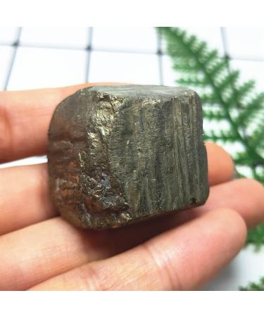 Pyrite Crystal Gravel Cube Natural Iron Pyrite Tumbled Stone Quartz Yoga Stone 3pcs Suitable for Home Stone Mineral Specimen - Buy Online on GoSupps.com