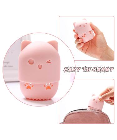 Buy Awyy 2-Piece Sponge Beauty Holder & Makeup Blender Bracket - Ideal Makeup Sponge Storage for Travel (Pink & Blue) - Buy Online on GoSupps.com