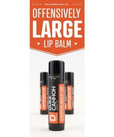 Duke Cannon Balm 140 Tactical Lip Protectant 15 Pack - Blood Orange Mint Flavored Lip Balm for Men with SPF 30 Large Size Premium Ingredients 0.56oz Each Blood Orange Mint 0.56 Ounce (Pack of 15) - Buy Online on GoSupps.com