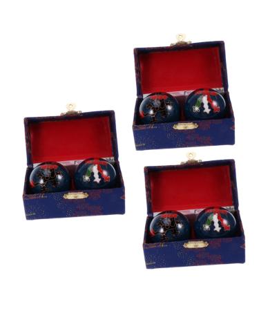 Solustre 3st Small Baoding Colored Toilet Paper Period Kit Hand Excery Ice Hockey Tool Handballs For stress relief health balls Massage Handball Scrollrad Health Ball Fitness Mediumx3PCs Gr nx3stk