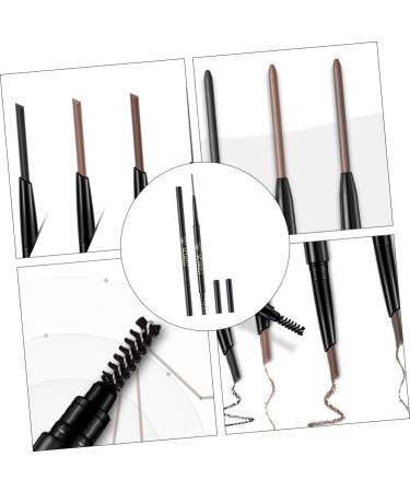 FOMIYES 2pcs 2 1 Eyebrow Makeup Tools Rotating Mechanical Pencils Eyebrow Makeup Pencils Dual-use Pencil Set - Buy Online on GoSupps.com