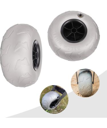 Beuioslyr Beach Inflatable Wheels Replacement Balloon Wheels Beach Sand Pack Of 2  - Buy Online on GoSupps.com