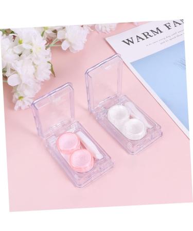Shop Solustrie Mini Container for Colored Contact Lenses - Cute Travel Case & Holder with Mirror - Buy Online on GoSupps.com