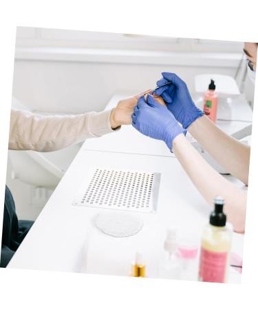  Healvian Healvian Replacement Glass Palette Nail Polish Display Stand with Mixing Tray for Feminine Manicure - Buy Online on GoSupps.com