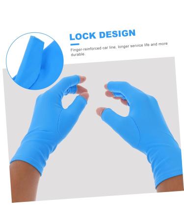 minkissy 3 Pairs Nail Gloves Uv-resistant Gloves Nail Art Gloves Uv Manicure Gloves Nail Art Gel Fingerless Uv Gloves Manicure Shield Gloves Uv-resistant Manicure Gloves Gloves - Buy Online on GoSupps.com