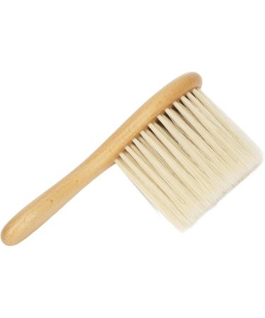 Qukaim Clean Neck Duster Brush Face Duster Brush Nylon Professional Beech Wood Soft Clean Neck Duster Brush for Barber - Buy Online on GoSupps.com