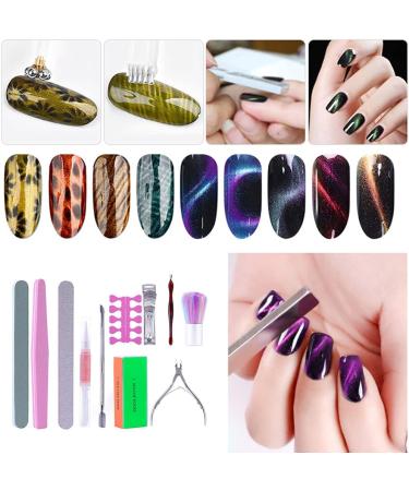 OKwife Professional Nail File Set - 5-Piece Nail Care Kit with Buffer Cuticle Trimmer & Pusher for Perfect Nails | International Shipping Available - Buy Online on GoSupps.com