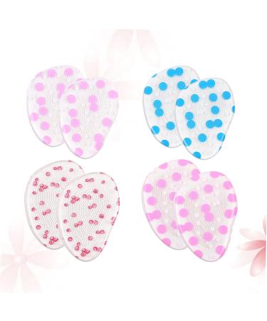 FOMIYES 4 Pairs Half Insoles Cushion Inserts - Medical-Grade Silicon Metatarsal Pads for Women's Comfort | International Shipping Available - Buy Online on GoSupps.com