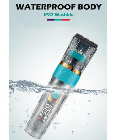 Professional Cordless Hair Clippers for Men - Adjustable Waterproof Electric Trimmer & Beard Clipper | Rechargeable & 3 Motor Speeds - Buy Online on GoSupps.com