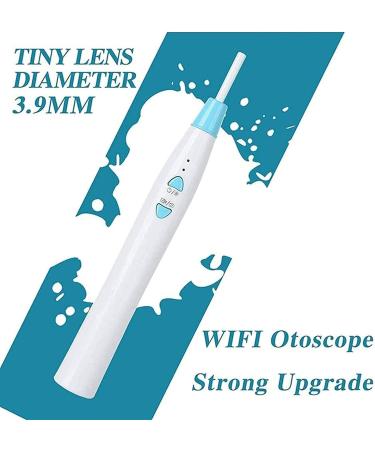 KANDUO Ear Curette Ear Wax Removal Tool Wireless Ear Wax Remover Otoscope 3.9 mm Visual Ear Cleaning Camera Luminous Ear Scoop for Adults Kids & Pets - Buy Online on GoSupps.com