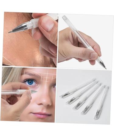 Didiseaon 5 Sets Marking Tool White Plastic Multi-functional Tattoos Pen Eyebrow Pen 15.00X0.80X0.80CMx5pcs Whitex5pcs - Buy Online on GoSupps.com