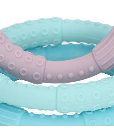 Baby Wearable Teething Bracelet - Soft Teething Ring for Home & Travel (Type A) - Buy Online on GoSupps.com