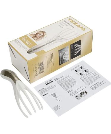 Tezam Electric Head Massager | Neck & Scalp Massage Tool with Vibration | Stress Relaxation Spa Therapy | Soft Resin Finger Gripper Claw | Healing Head Spa Device - Buy Online on GoSupps.com
