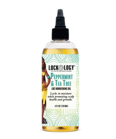 Loc Oil For Dreads  Peppermint Tea Tree Oil For Locs  Natural Oil For Dreads Black Owned & Dreadlock Hair Products