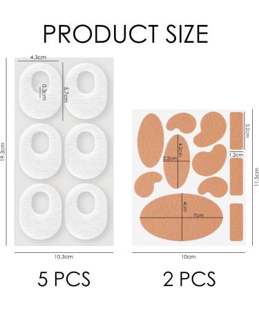 7 Pieces of Foot Cocoon Removal Pads Sticky Foot Pads Corns Removal Patches Self-Adhesive Foot Pads Foot Anti-Wear Corns Removal Pads - Buy Online on GoSupps.com