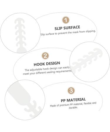 Healeved Mask Strap Buckle Extension - 20 Pack Anti-Strangulation Hooks for Comfortable Mask Wear - Buy Online on GoSupps.com