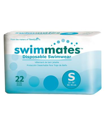Swimmates Adult Swim Underwear, Pull-Up with Tear-Away Side Seams, Unisex, Disposable, Small/Youth XL (22"- 36" Waist), 22 Count (Pack of 1) Small (Pack of 22) - Buy Online on GoSupps.com