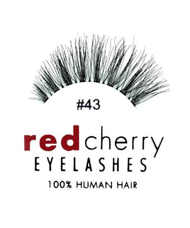 Red Cherry Eyelashes #43 Stevi Multipack - 4 Pairs of Professional Human Hair Eyelashes for a Natural Look - International Shipping Available - Buy Online on GoSupps.com