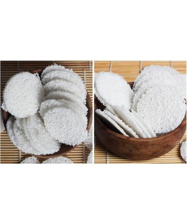 Navratri Special Food falahari Food vrat Fast Food| Veganic Sabudana Coin Papad Plain | Vrat/Fast Special Small Sago Fryums with Sendha Namak (Sabudana Coin Papad) - 500GM - Buy Online on GoSupps.com