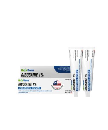 Dibucaine 1% Ointment 1 Oz. (28 gm) (2 Pack)