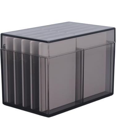 10 Layers Acrylic Eyelash Storage Box | Magnetic Bottom Extension Grafting Tool & False Eyelashes Pallet Holder | Water Resistant Tea Transparent - Buy Online on GoSupps.com