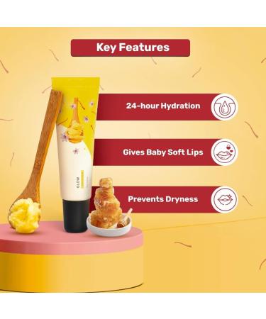 Vishopy EN Ghee Lip Balm with Honey & Vitamin E 24 hours hydration Soft lips Prevents Drying 8gm - Buy Online on GoSupps.com