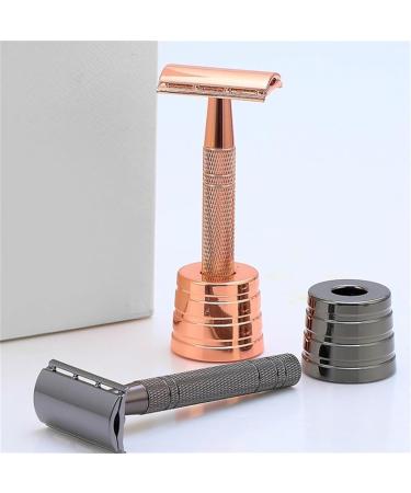 Buy Beeto Luminyx Razor & Jodial Double Edge Safety Razor - Eco-Friendly Reusable Razors in Rose Gold | International Shipping Available - Buy Online on GoSupps.com
