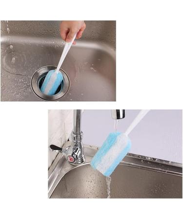 3 Pcs Soft Sponge Bottle Cleaning Brushes Feeding Bottle Scrubber with Plastic Handle for Glass Decanter Feeding-Bottle Wine Bottle - Buy Online on GoSupps.com