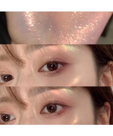 New Double Pieced Small Crying Pack Water Light Highlighter Powder Eyeshadow Use Glitter Nudes (C One Size) 1 count (Pack of 1) C - Buy Online on GoSupps.com