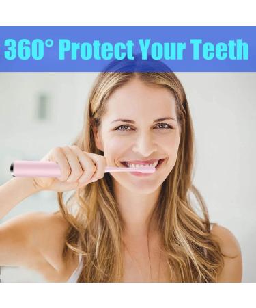 WOSUK Sonic Electric Toothbrush - Travel-Friendly Design, 4 Modes, 16 Gears, USB Fast Charge, Smart Timer - Pink - Buy Online on GoSupps.com