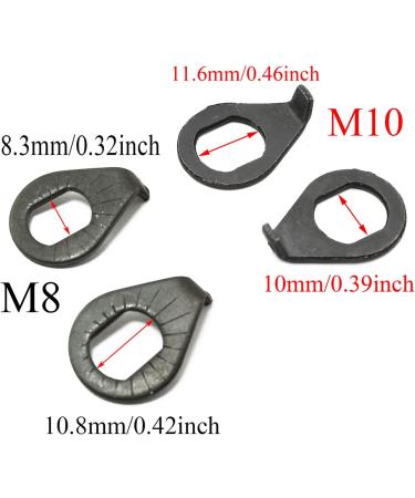 304 Stainless Steel Bicycle Hub Flange Axle Nut Kit - 3 Sizes, Front and Rear Wheel Safety Washers - Pro Bamboo Kitchen - Buy Online on GoSupps.com