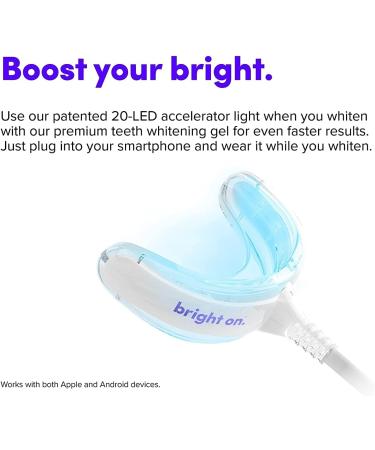 SmileDirectClub Mega Whitening Bundle: 3 Premium Gel Treatments, LED Light, Lip Balm - Buy Online on GoSupps.com