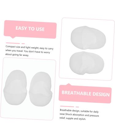 minkissy 2 Pairs Foot Socks Heel Repair Socks for Women Heel Socks for Cracked Heel Moisturizing Sock Soft Moisturizing Gel Socks Dry Feet Socks Men and Women Sock Cover Sebs Porous White White 19x8.7cm - Buy Online on GoSupps.com