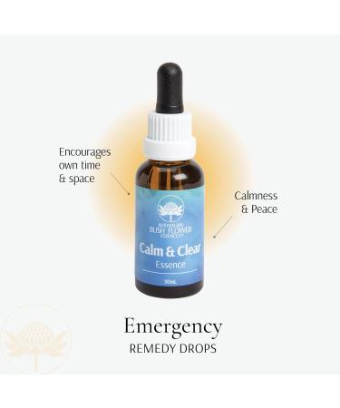 Australian Bush Flower Essences Calm and Clear Drops - Buy Online on GoSupps.com