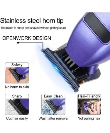 High Power Hair Cutting Tool - Electric Hair Clipper with Digital Display for Men - S11 Trimmer Razor (Black - Buy Online on GoSupps.com