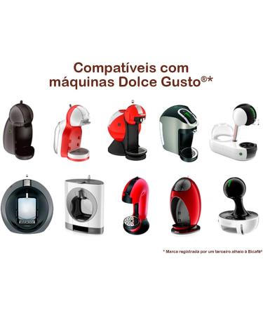 Bicafe Decaffeinated Coffee compatible with Dolce Gusto | 16 decaffeinated coffee capsules - Buy Online on GoSupps.com