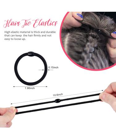Topsy Tail Hair Loop Styling Tool Set with 10 Hair Ties - Pink & Red - Buy Online on GoSupps.com