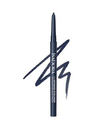 Isadora IsaDora Kajal Waterproof Intense Black 24H - Strong smudge-proof hold - Ideal eyeliner pencil for smoky eyes - Waterproof black kohl pencil - Particularly easy application