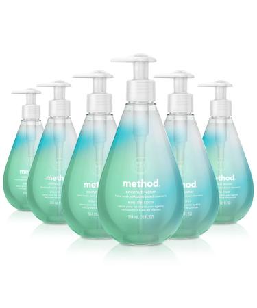 Method Gel Hand Wash Coconut Water Biodegradable Formula 12 fl oz (Pack of 6) Coconut 12 Fl Oz (Pack of 6) - Buy Online on GoSupps.com