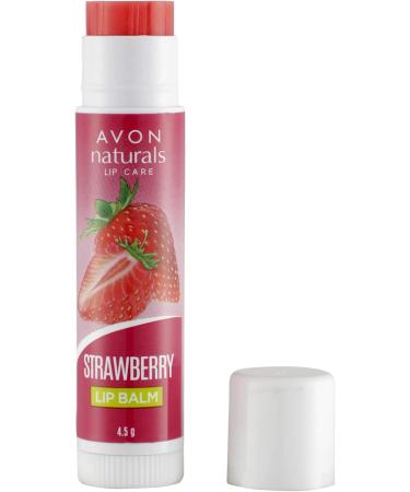 Avon Naturals Strawberry Lip Balm - Hydrating & Nourishing | International Shipping Available - Buy Online on GoSupps.com