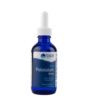 Trace Minerals Ionic Potassium 99mg Potassium 59ml Gluten Free Soy Free Vegetarian