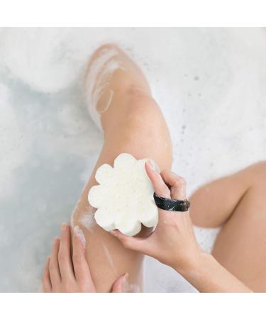Shop Spongelle Violet Leaf - Body Wash Infused Buffer | Luxurious Body Care for All Skin Types - Buy Online on GoSupps.com