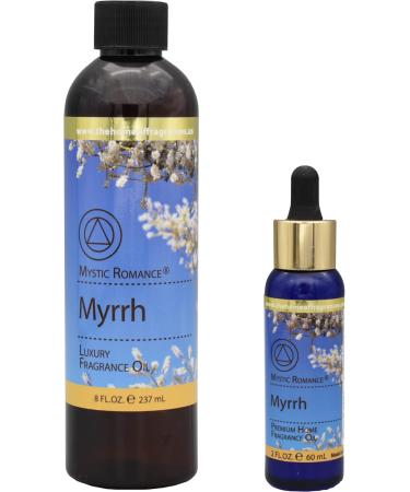 The Home of Fragrances - Set of 2 Bottles of Fragrance Oils - 2oz & 8oz (Myrrh)