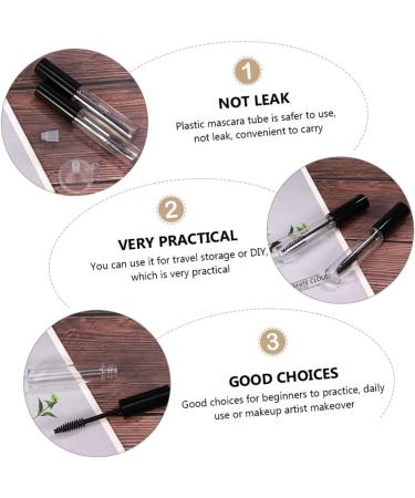 Gogogmee 32 Pcs Mascara Tube Mascara Clear Empty Eyelashes Bottle Lash Wand Containers Empty Bottle Plastic - Buy Online on GoSupps.com
