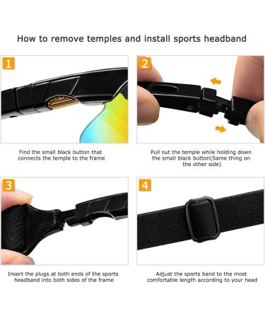 Free Soldier Tactical Sports Glasses - Polaroid Sunglasses for Men | 5-in-1 Military MTB & Running Glasses for Cycling Hiking & Outdoor Activities - Buy Online on GoSupps.com