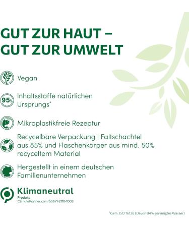  Alkmene alkmene Tea Tree Oil Foaming Face Wash - Vegan face and body cleansing foam free of silicones parabens and mineral oils - face wash for men and women (6 x 200 ml) - Buy Online on GoSupps.com