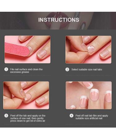 Shop Tseenyi Pure White Monochrome Square Artificial Toenails for Women & Girls - 24-Piece Complete Cover Set - Buy Online on GoSupps.com